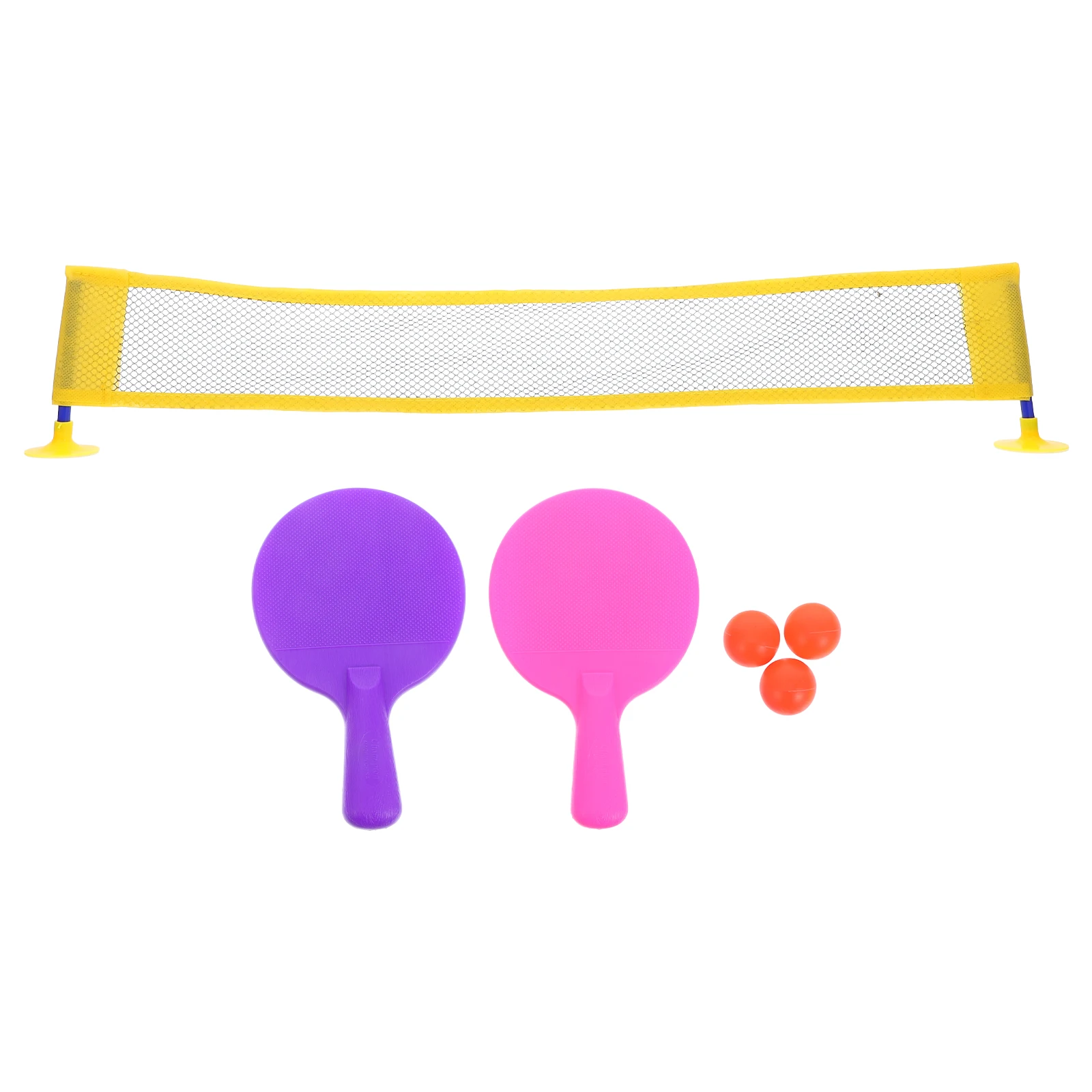 

Table Set 2 Rackets 3 Balls Net Portable Toy Kids Desktop Game Mini Pong Toy Fun Interaction Mini Pong Tabletop