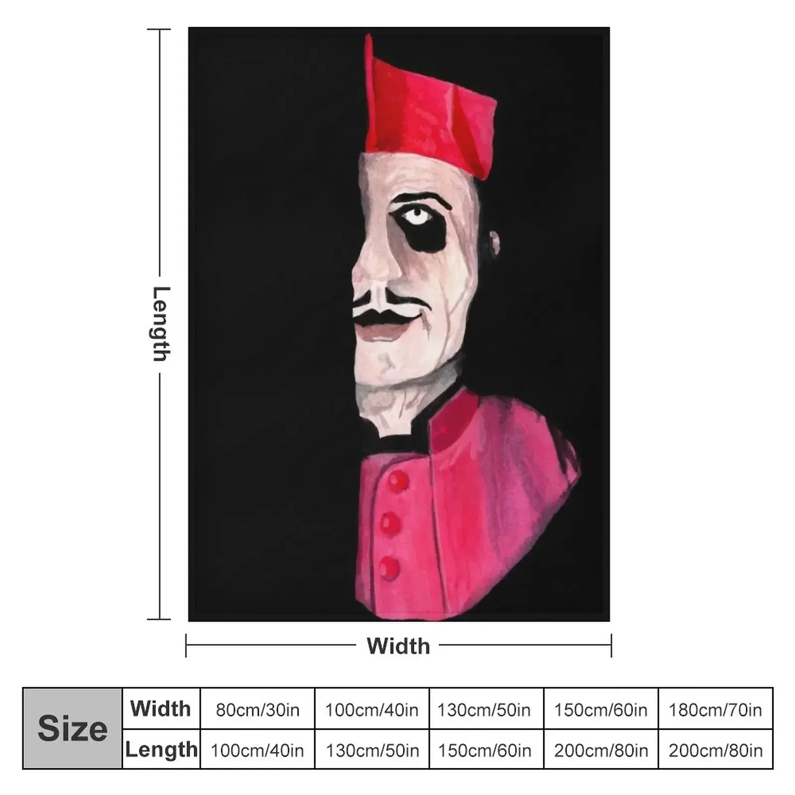 Cardinal Copia Red Throw Blanket Loose Beach anime Blankets