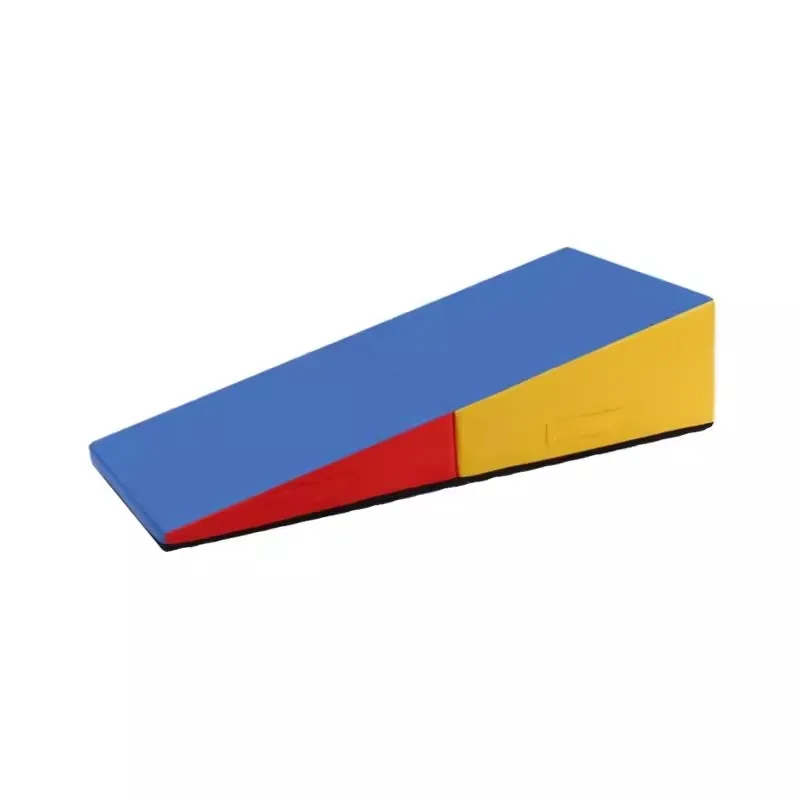 

Incline Gymnastics Wedge Mat for Kids Training, Foldable Tumbling Mat with Anti-Tear Surface for Stretching Yoga Martial Arts