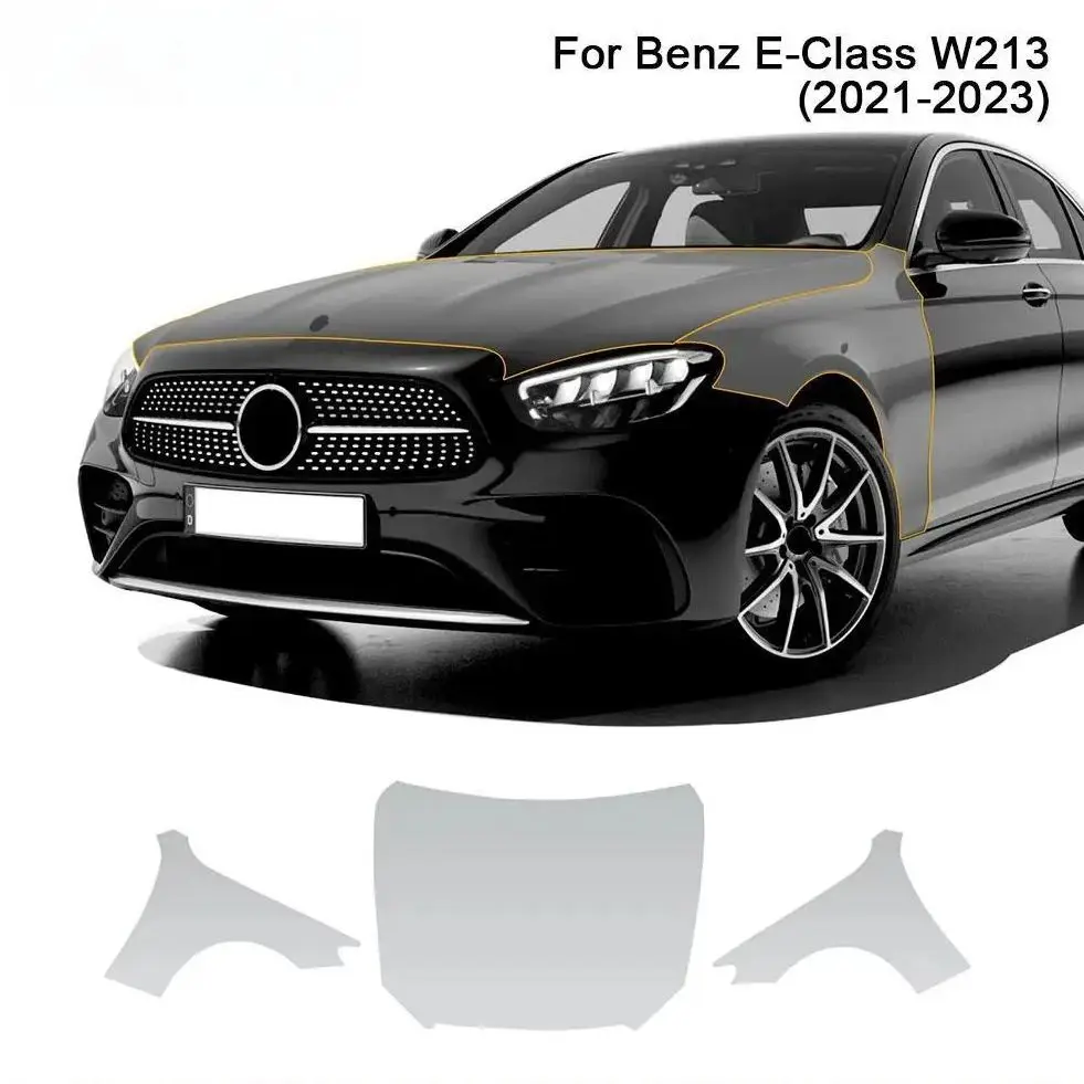 

Для Mercedes-Benz E-класса W213 2021-2023: Защитная пленка из ТПУ, самовосстанавливающаяся, прозрачная матовая, предварительно вырезанная, антицарапийная, устойчивая к царапинам (PPF)
