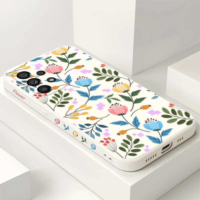 

Color Block Orchid Case For Samsung Galaxy A73 A53 A33 A23 A13 A03 A72 A52 A52S A32 A22 A12 A02 A02S A71 A51 A31 A21S 4G 5G Cove
