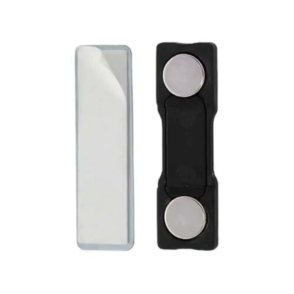

Strong Magnetic Name Tags Badge Metal Fastener Id Card Durable Attachment Holder