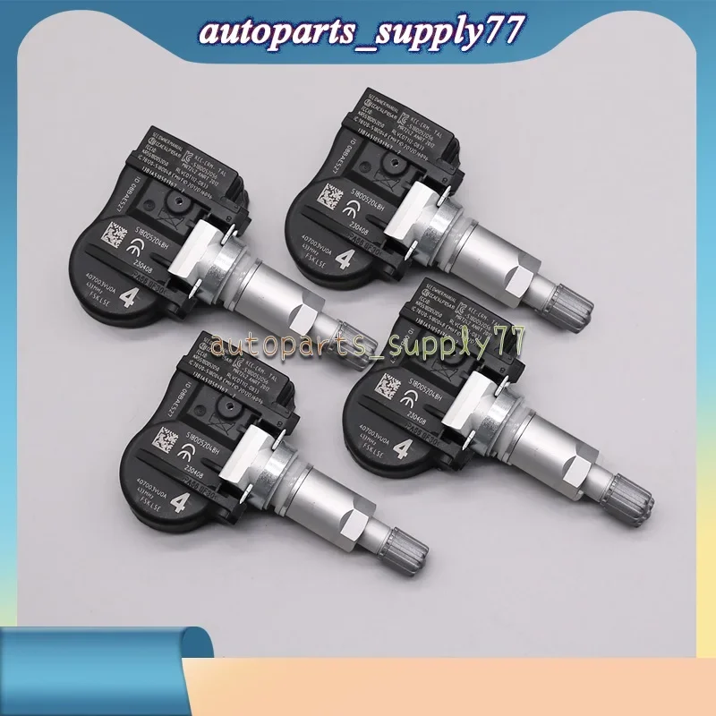 

40700-3VU0A 4PCS FOR Nissan Pulsar Qashqai II TIIDA TEANA X-Trail Rogue 407003VU0A 433MHz TPMS Car Tire Pressure Monitor Sensor