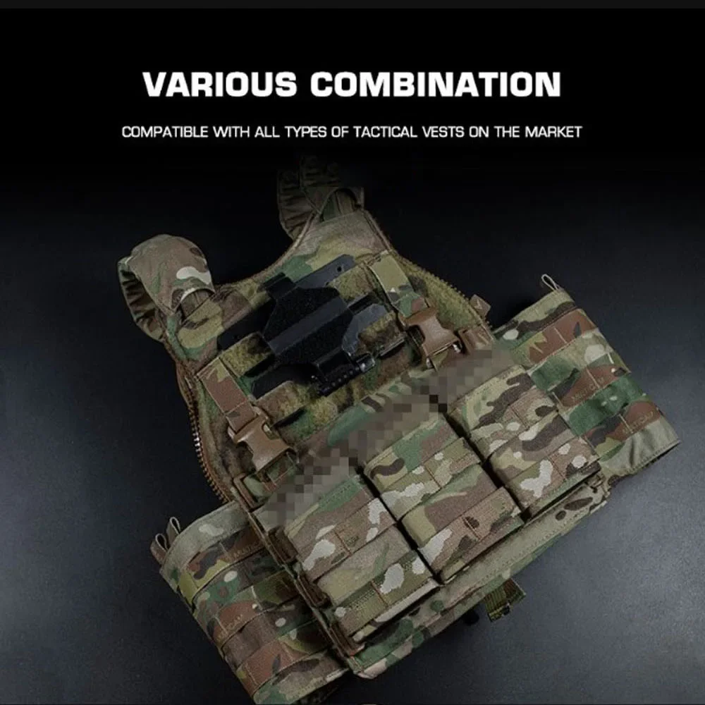 7.62 Magazine Pouch Tactical Medium Triple Mag Bag FAST 7.62 M4 Airsoft Mag Pouch for Hunting Vest Plate Carrier Molle Gear - view 2