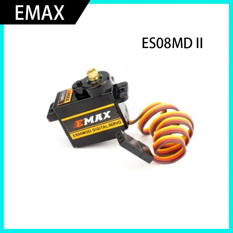 Futuro vôo EMAX ES08MD II 13g Mini servo digital de metal 1/2/3/4 unidades ES08MD para modelo RC