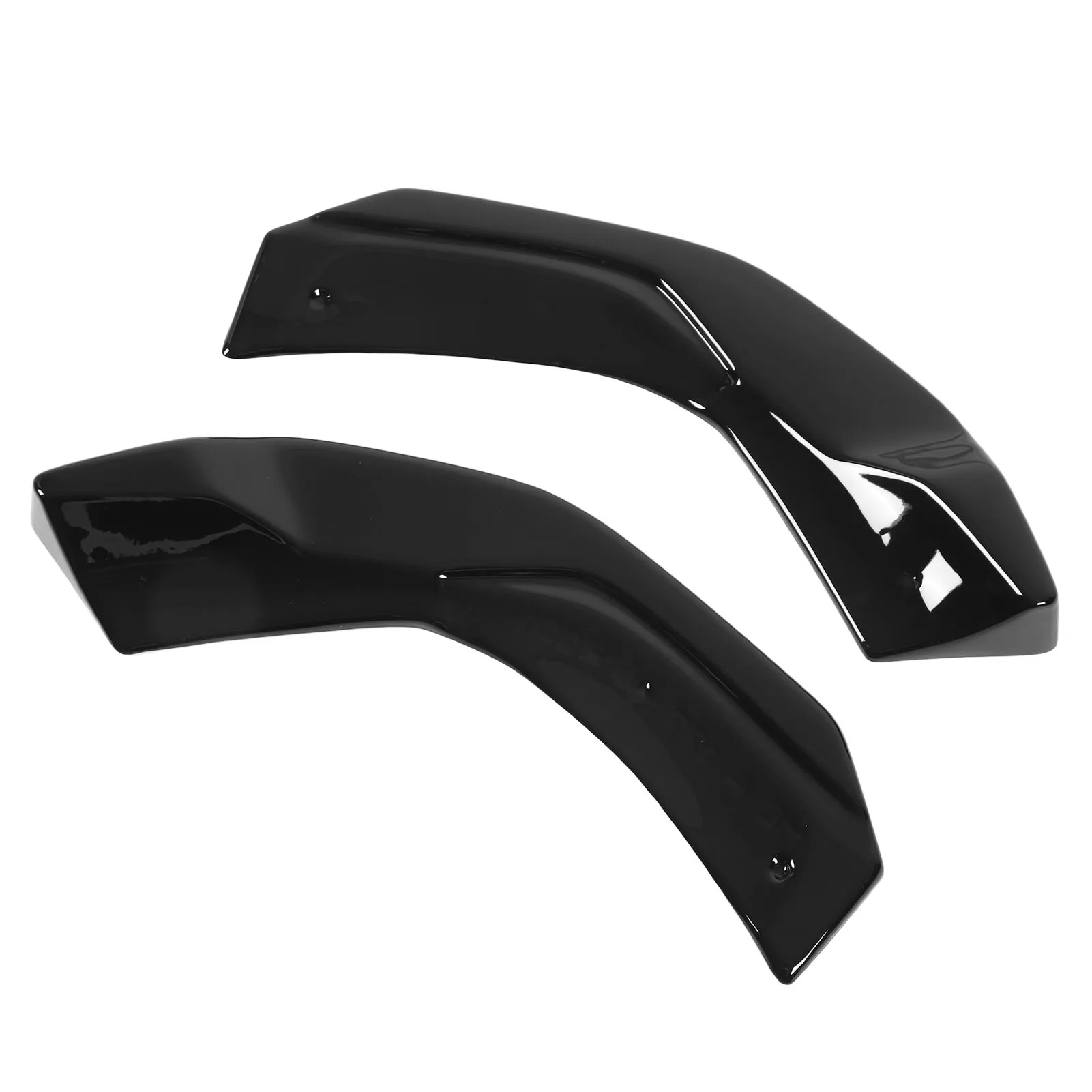 

1 Pair Rear Bumper Side Splitters Left and Right Bright Black Replacement For Benz A‑Class W177 A35 A45 AMG‑Line Hatchback