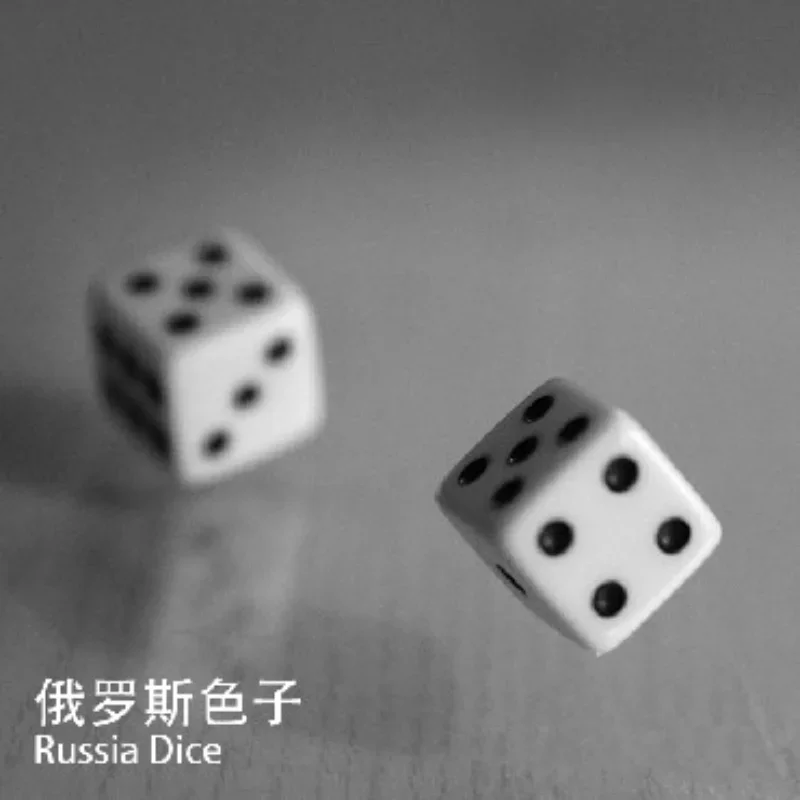 Russia Dice Deluxe Forcing Dice Magic Tricks Close Up Magia Props Comedy Metalism Classic Toys Joke Gadget Bar Trick Magician