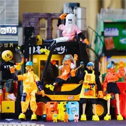 Come4arts Space Salvage Squad Blind Box Smile J Action Figure Speelgoed Pop Schattige Anime Figuur Desktop Ornamenten Collectie Model Speelgoed