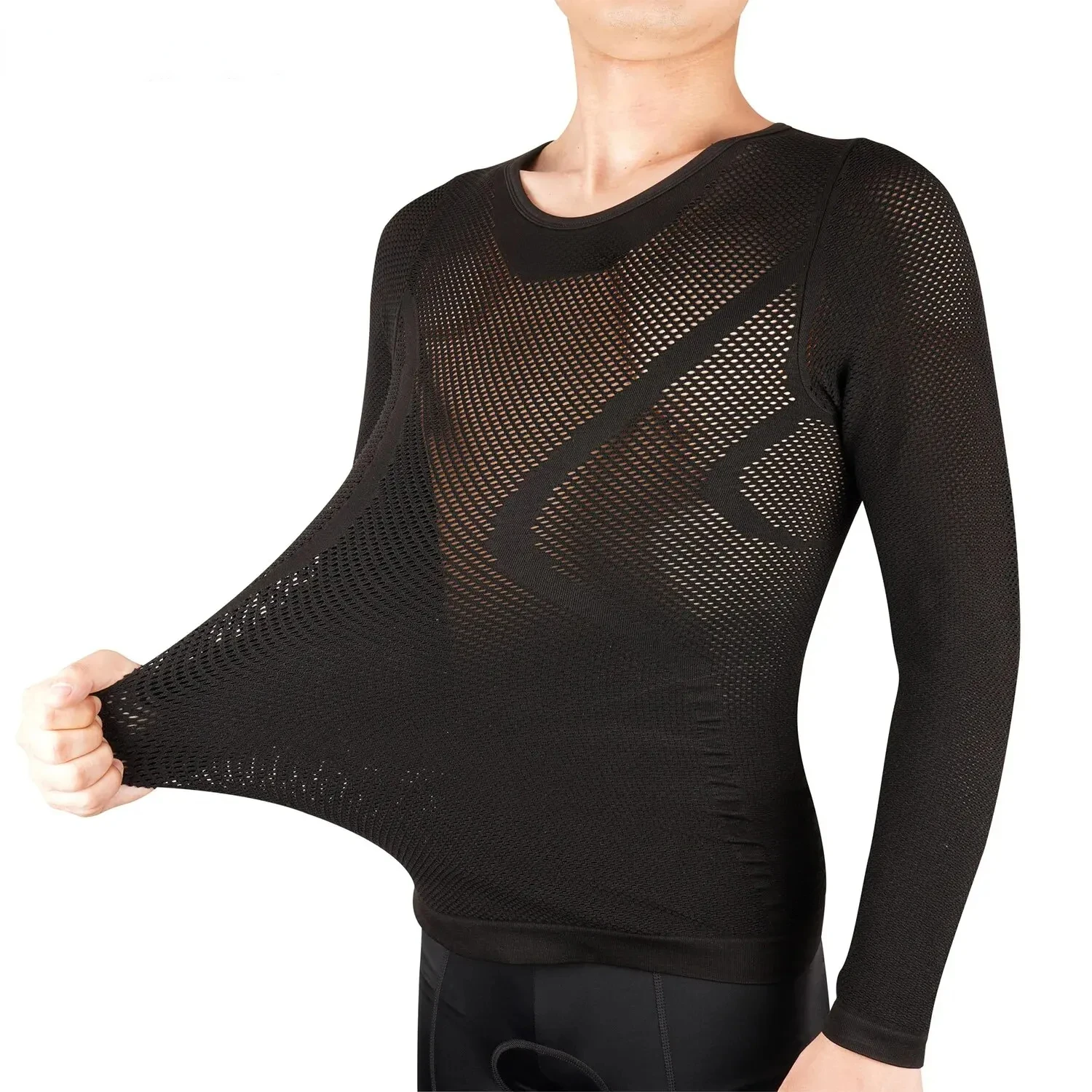 

Велосипедное нижнее белье Laye, бесшовное компрессионное нижнее белье с длинными рукавами, 2023, дышащий высококачественный жилет с длинными рукавами для шоссейного велосипеда MTB