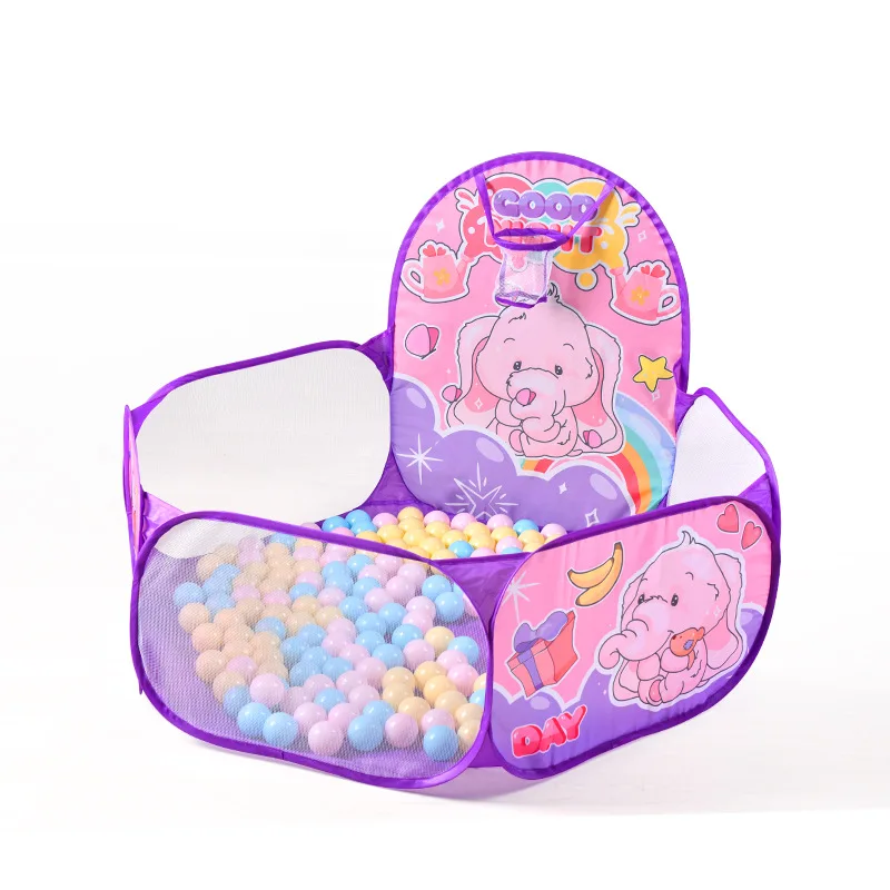 Barraca portátil dobrável da piscina da onda do oceano do poço das bolas das crianças para bebês com bolas coloridas diversão casa de jogo interior/exterior