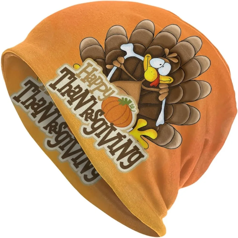 

Thanksgiving Beanie Chemo Hat Cancer Headwear Knitted Hats Baggy Slouchy Scarf Cap For Adults Women Men