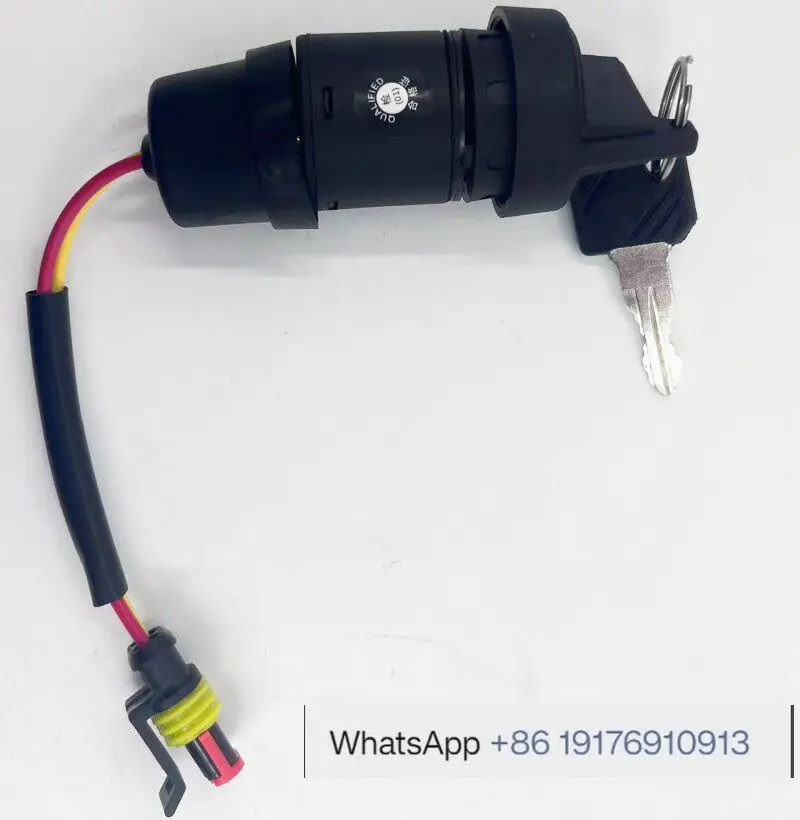 Interruptor de encendido para montacargas eléctrico TK410, interruptor de arranque con cerradura de puerta eléctrica