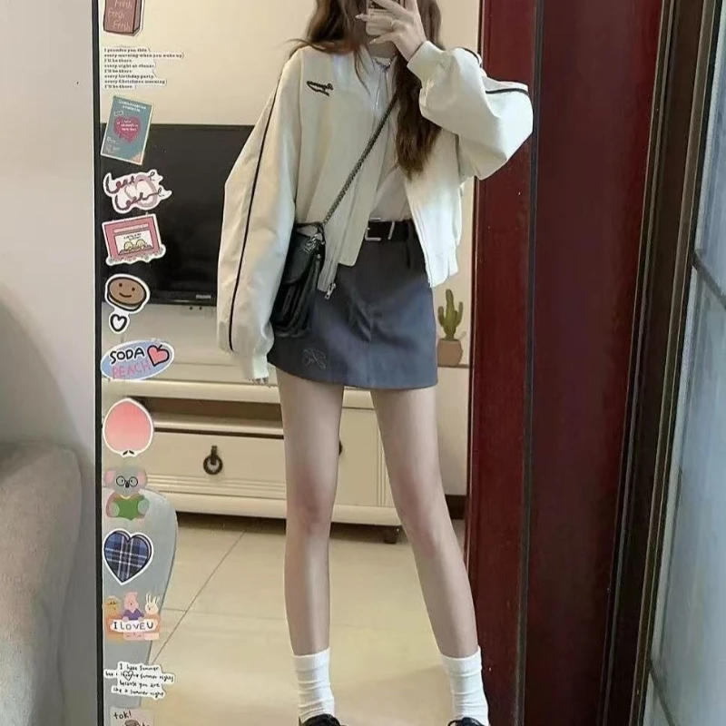 Giacca da baseball vintage vestibilità ampia da uomo primavera autunno 2025 Capispalla casual ed elegante