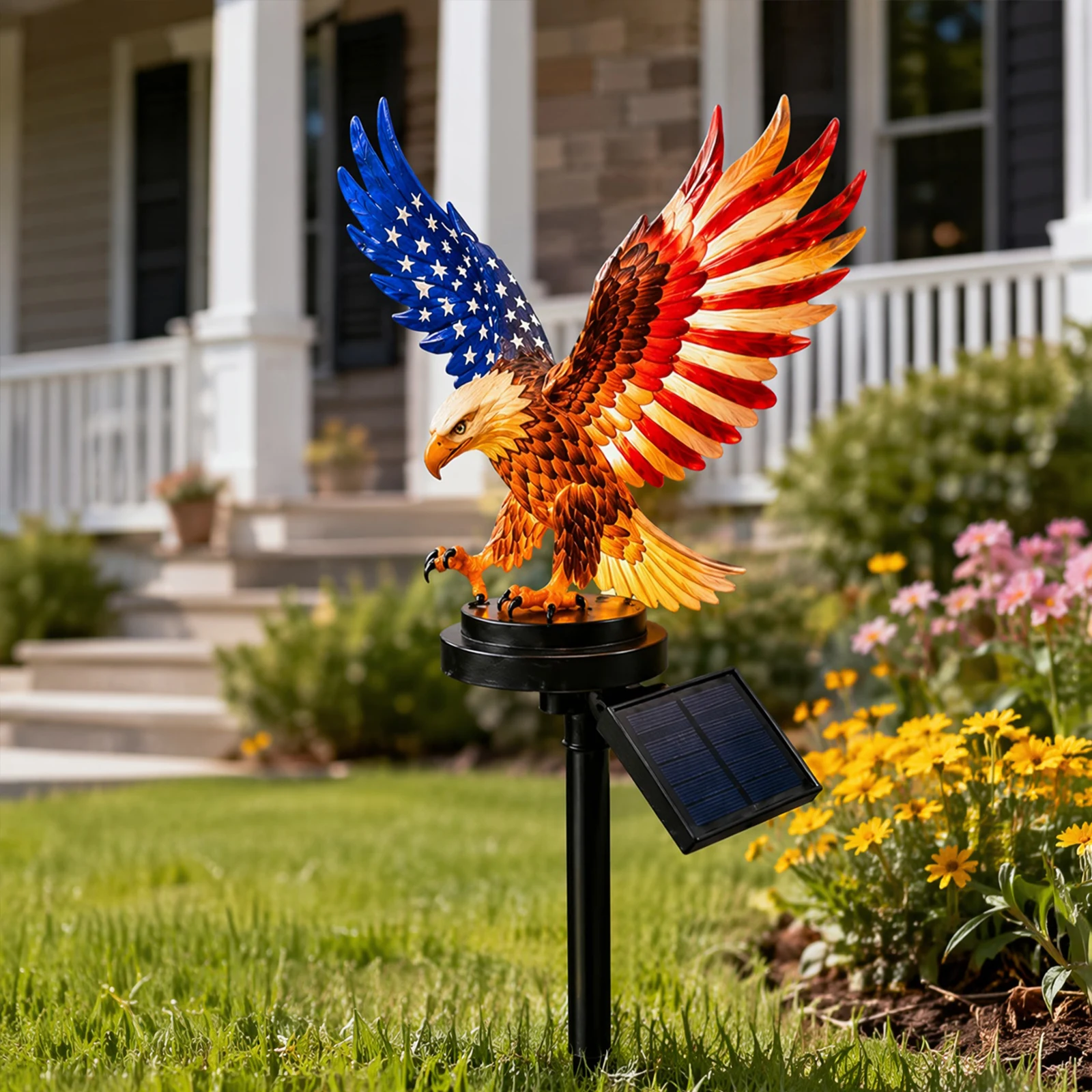 Solar Powered Eagle Stake Ligh - Yard Lighting Decor ulasan dan harga
