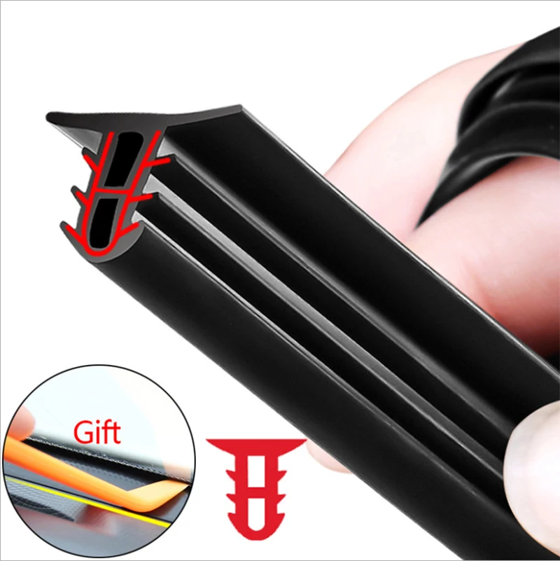 

Car Stickers Dashboard Sealing Strip Noise Sound Insulation Rubber Strips Universal For Weatherstrip Auto Interior Accessories