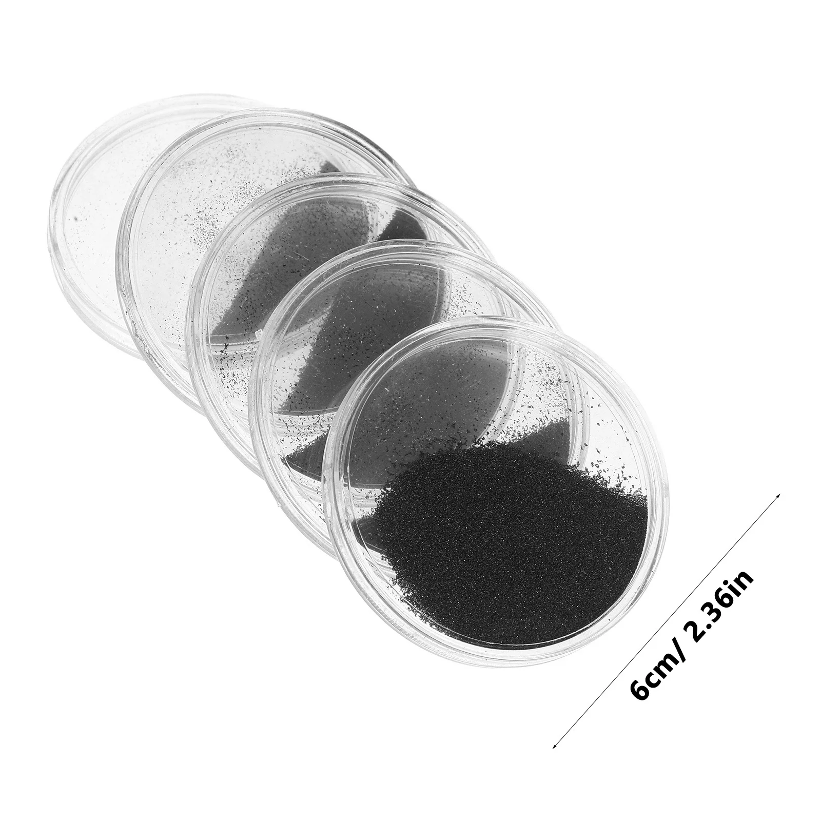 Poudre de fer d'enseignement pour la démonstration du champ magnétique, expériences scientifiques, limages en fer, Kit d'éducation physique, laboratoire scolaire, 5 pièces