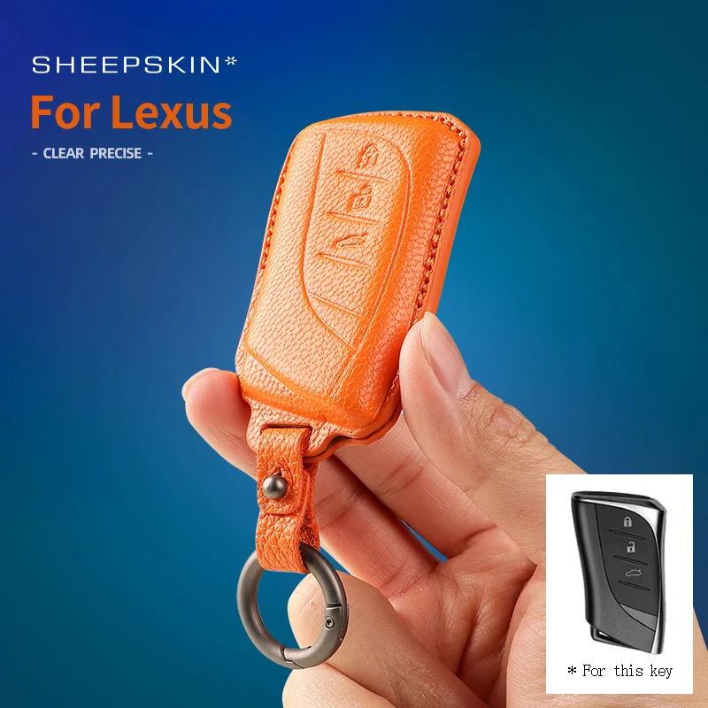 Leather Car Key Cas… - image