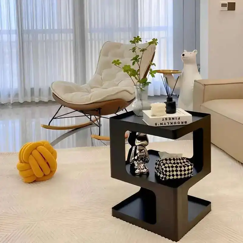 طاولات بجانب السرير ضيقة إسكندنافية خزانة مساعدة قابلة للإزالة طاولات بجانب السرير فندق متعدد الوظائف أثاث منزلي كومودينو GG #3