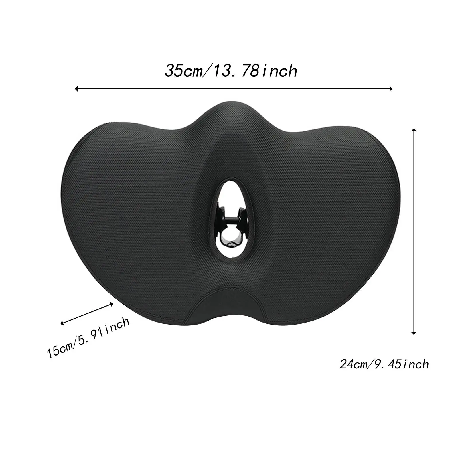 

Bicycle Seat Cushion Bicycle Saddle Wear Resistant PU Anti Slip Wide Bike Cushion Shockproof for Indoor Riding Camping Work