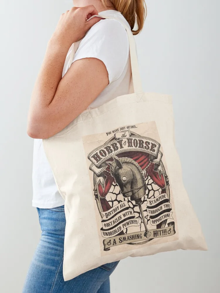 

Alice Madness Returns's Hobby Horse Tote Bag bags for women shopping bags foldable bag luxury women shopper bag women canvas