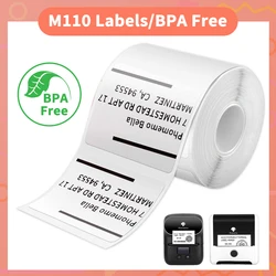 Phomemo M110/M200 Jewelry Self-Adhesive Price Label Commercial Tag Printer Thermal Sticker Printable Barcode Paper Poll