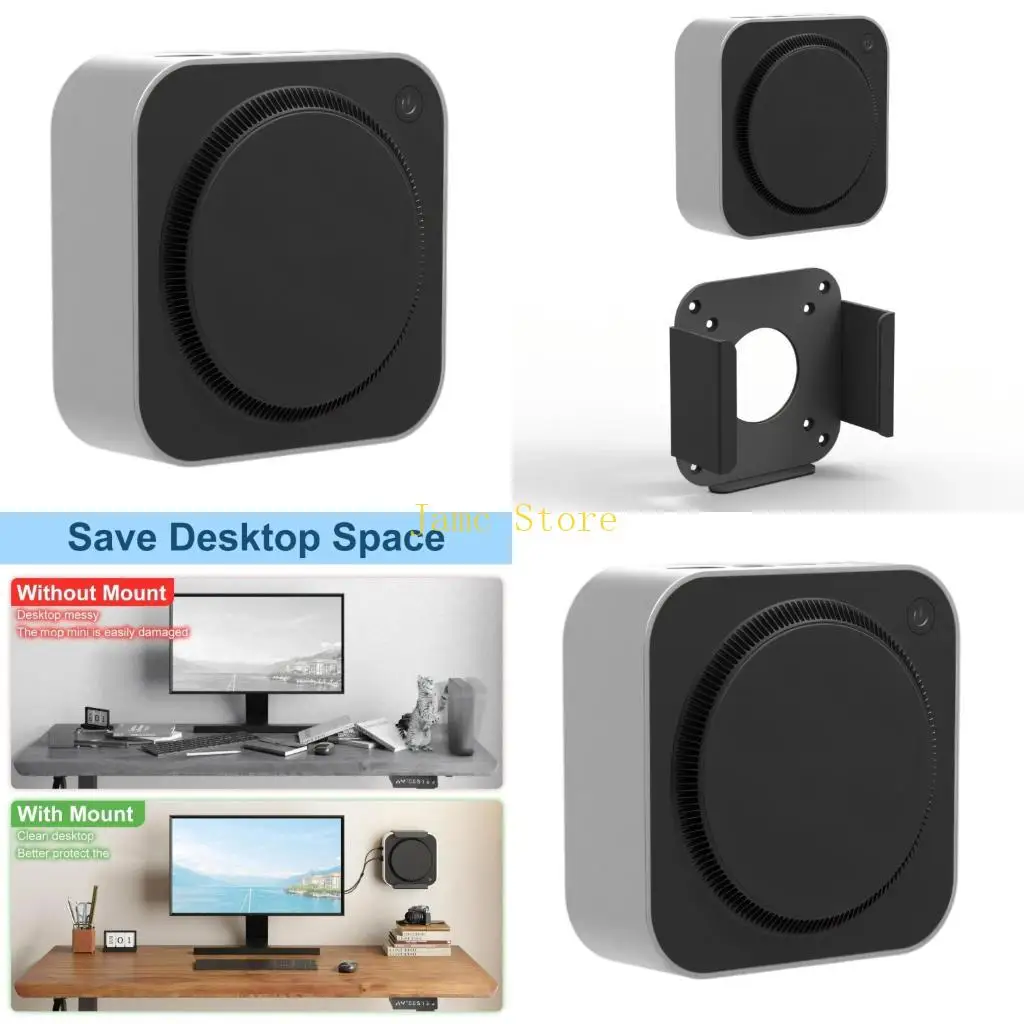 LX0B Space Efficient Vesa Wall Mount Bracket For Mini Clean Desktop Setups
