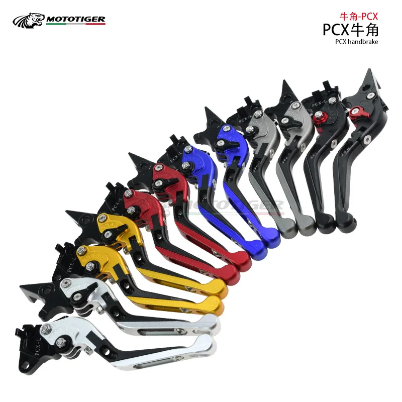 

Brake Lever Kit for Honda PCX Bikes. CNC-machined Aluminum Alloy Construction, Adjustable, Improves Driving Experience