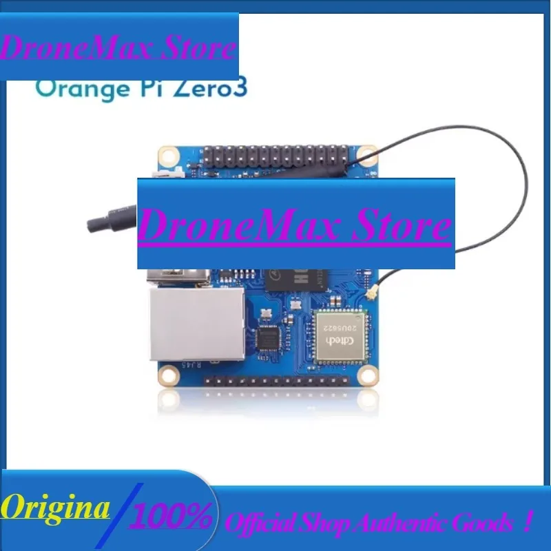 DroMaOrange Pi Zero3 Allwinner H618 SBC With 4K HDMI, 1.5GHz Quad-Core, 1GB-4GB RAM, Gigabit Ethernet, WiFi 5, BT 5.0, Android 1