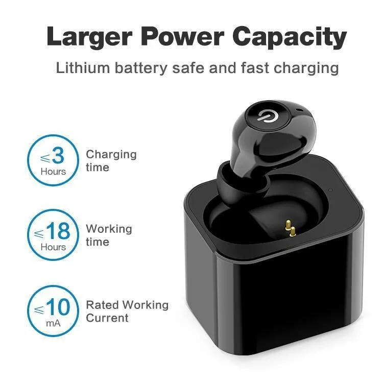 New Senior-Focused In-ear Digital Single Mini Earphones Magnetic Charging Intelligent Noise Reduction Enhanced Listening Earbuds