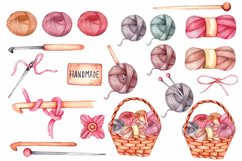 1Pack Wool Knitting Sticker DIY Craft Scrapbooking Album Junk Journal Decorative Stickers