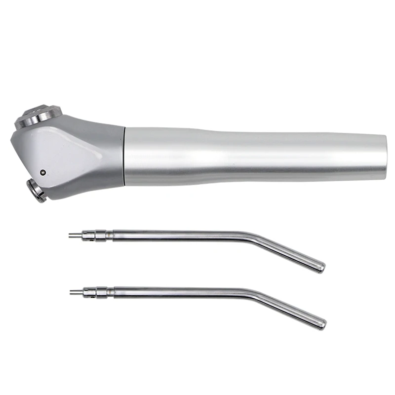 

Стоматологический пневматический шприц-триггер (3-ходовой) с 2 насадками и трубками для чистки зубов