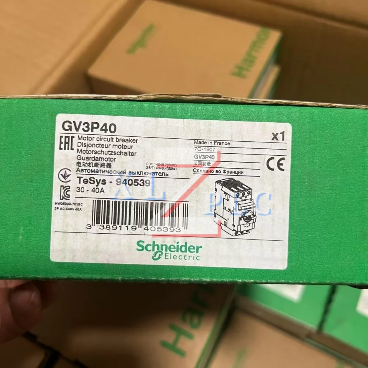 pemutus sirkuit GV3P40 GV3P50 GV3P65 asli baru