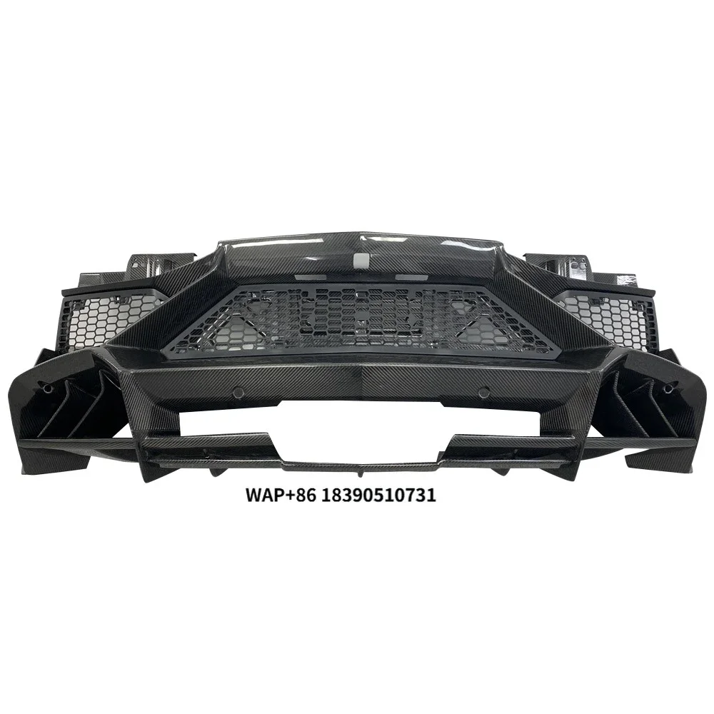 Hot Sale MSY Style Dry Carbon Fiber Body Kit Bumper Front Lip Diffuser for Lambor Aventador LP700 LP720 LP740 LP750