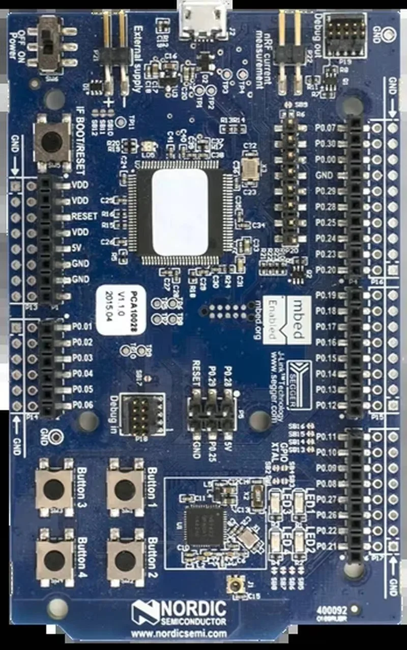 NRF51-DK NRF51822. 422824802 لوحة تطوير بلوتوث منخفضة الطاقة ANT 2.4 جيجا هرتز #2