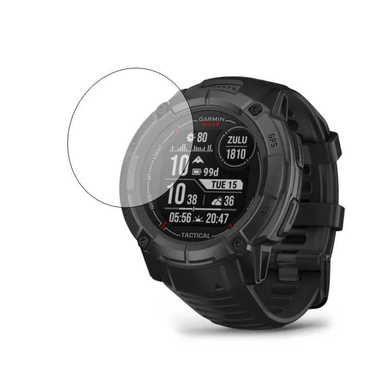 Hard Glass Smartwatch HD Protective Film For Garmin instinct 2X Solar (Tactical) Screen Protector Cover Smart Watch Accessories