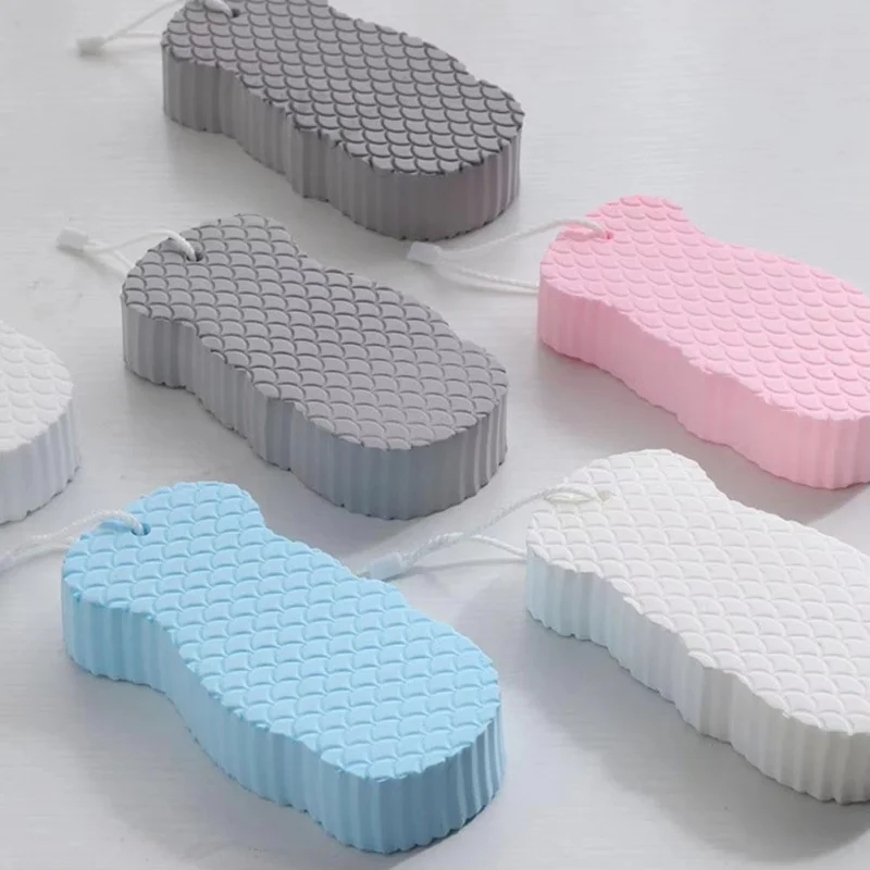 

1/2/3/4 шт. Мягкая губка-мочалка для тела, отшелушивающая губка для душа, щетка для очищения кожи, средство для удаления омертвевшей кожи, эксфолиант