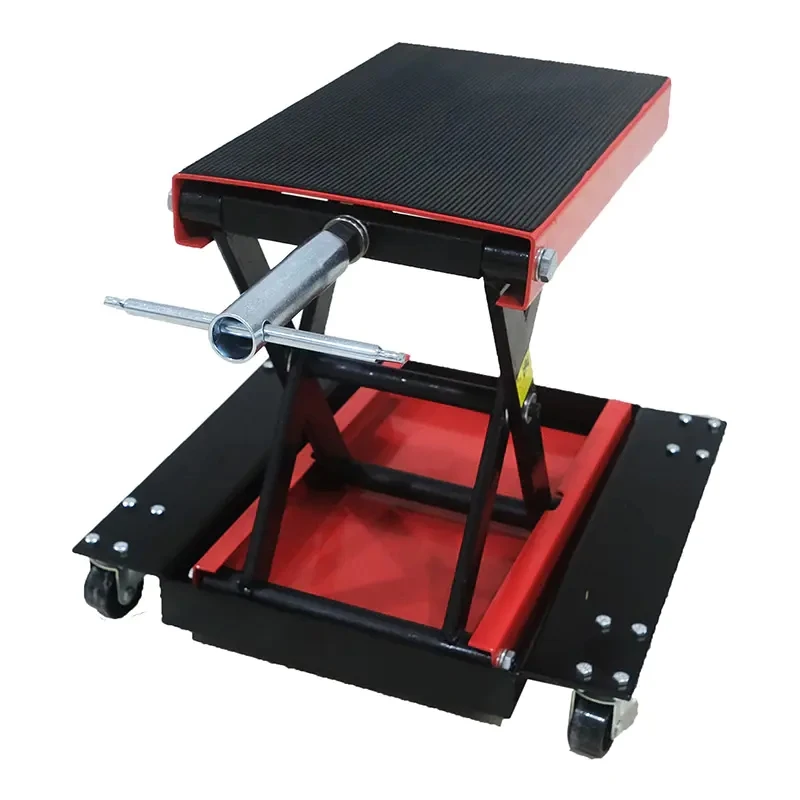 

Factory Direct Sale 1100 LB Wide Deck Motorcycle Scissor Lift Jack Stand Motorcycle Center Hoist Bikes