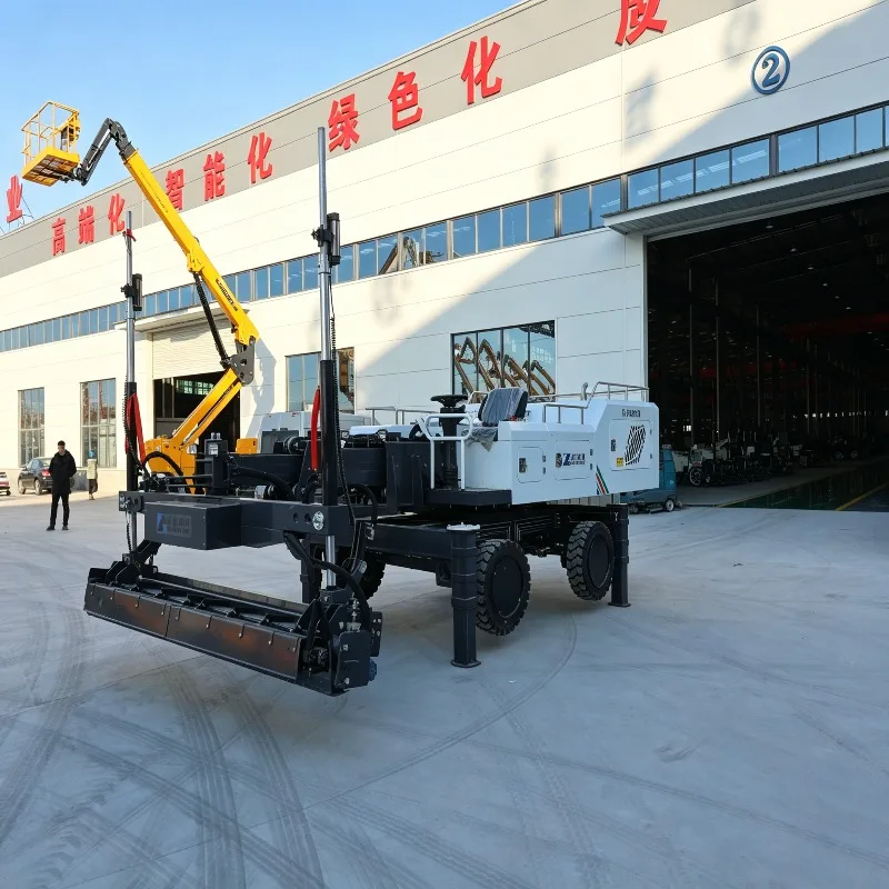Laser Concrete Screed Vibratory Screeding for Parking Lots Suitable for Precision Manufacturing Workshop Floors Customized