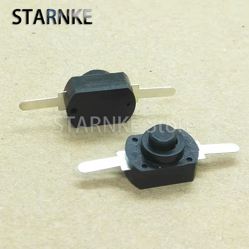 50PCS 1208 Small Flashlight Button Switch Straight Leg self-reset Control Switch Normally Closed Type 12*8*8MM