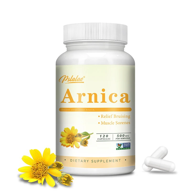 Капсулы Arnica — эффективно снимает синяки и отеки, уменьшает боль в мышцах и жесткость.