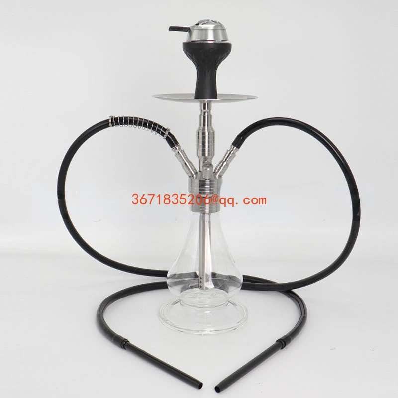 Hot Sale Stainless Steel Medium Single Double Four Tube Bar KTV Arab Hookah