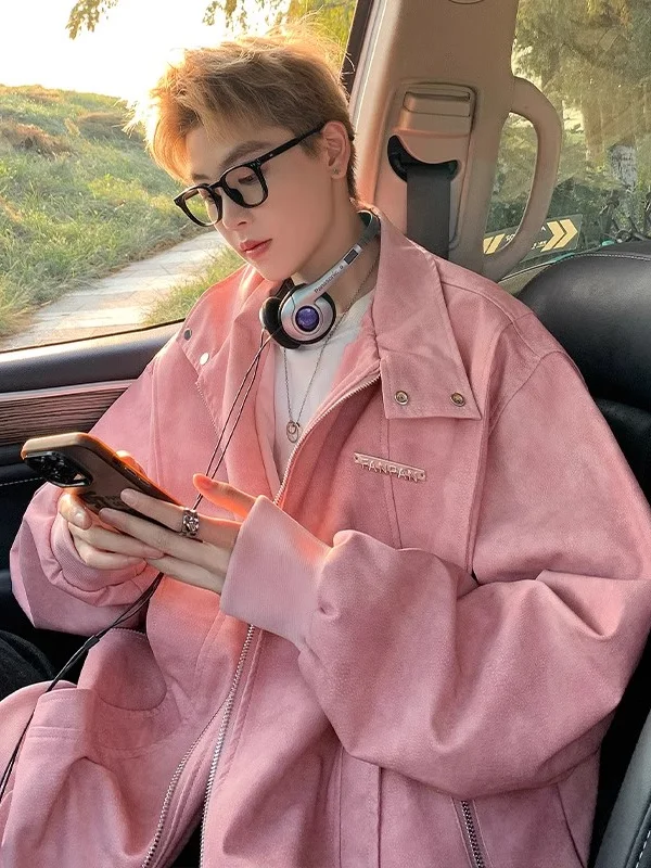 

Мужское кожаное пальто-пилот в американском стиле ретро, весенне-осеннее новое модное свободное повседневное кожаное пальто Haome с вышивкой, длинное хлопковое пальто све