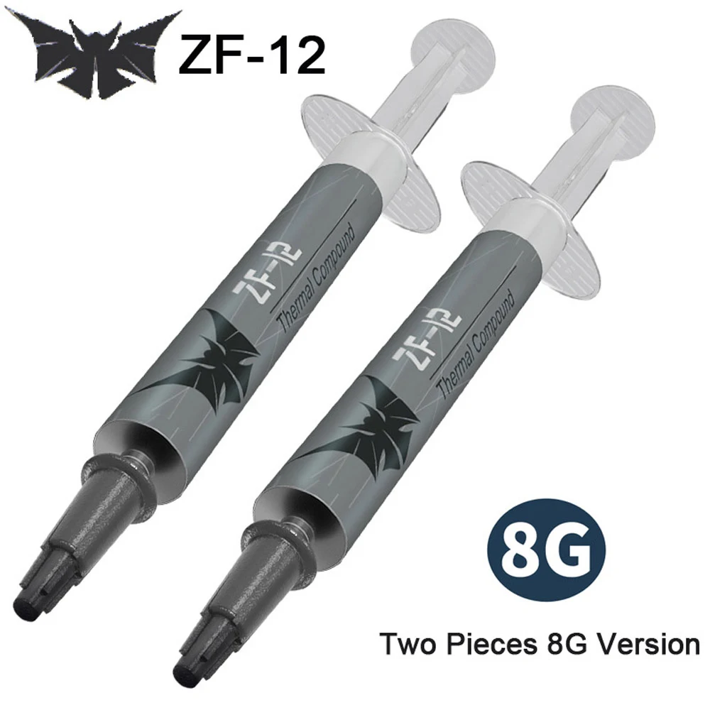 ZF-12 8g/4g Thermal Compound Paste for Coolers Heat Sink Paste Thermal Grease VGA Heatsink Plaste High Durability for CPU GPU