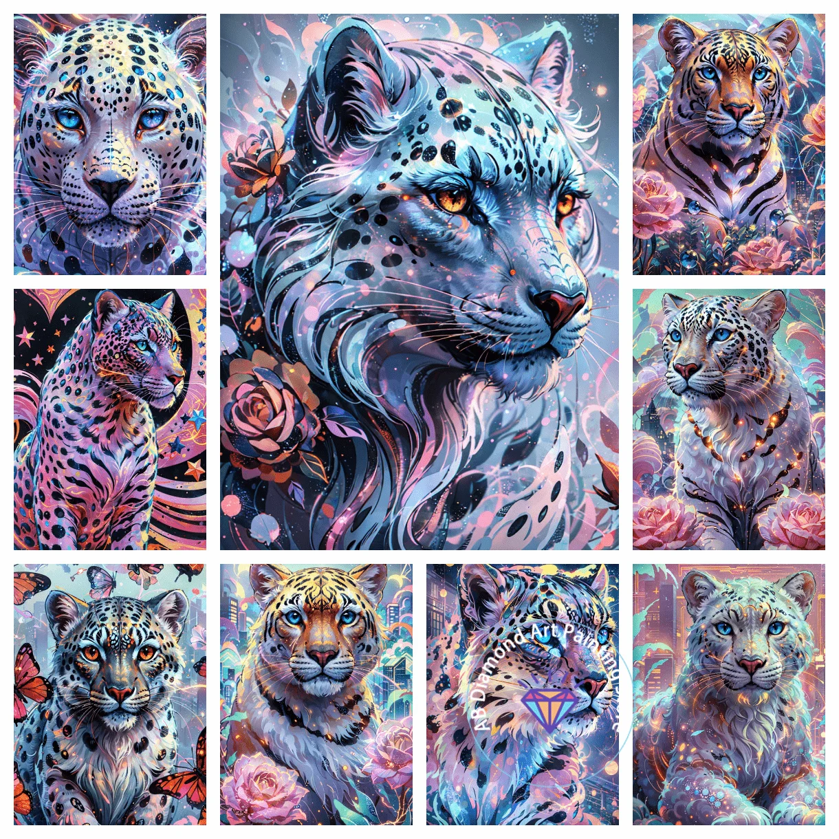 Leopard Tier Neues Produkt Diamant Malerei Kit 5D DIY Cartoon Diamant Stickerei Handgemachte Kunst Kinder Geschenk Home Dekoration