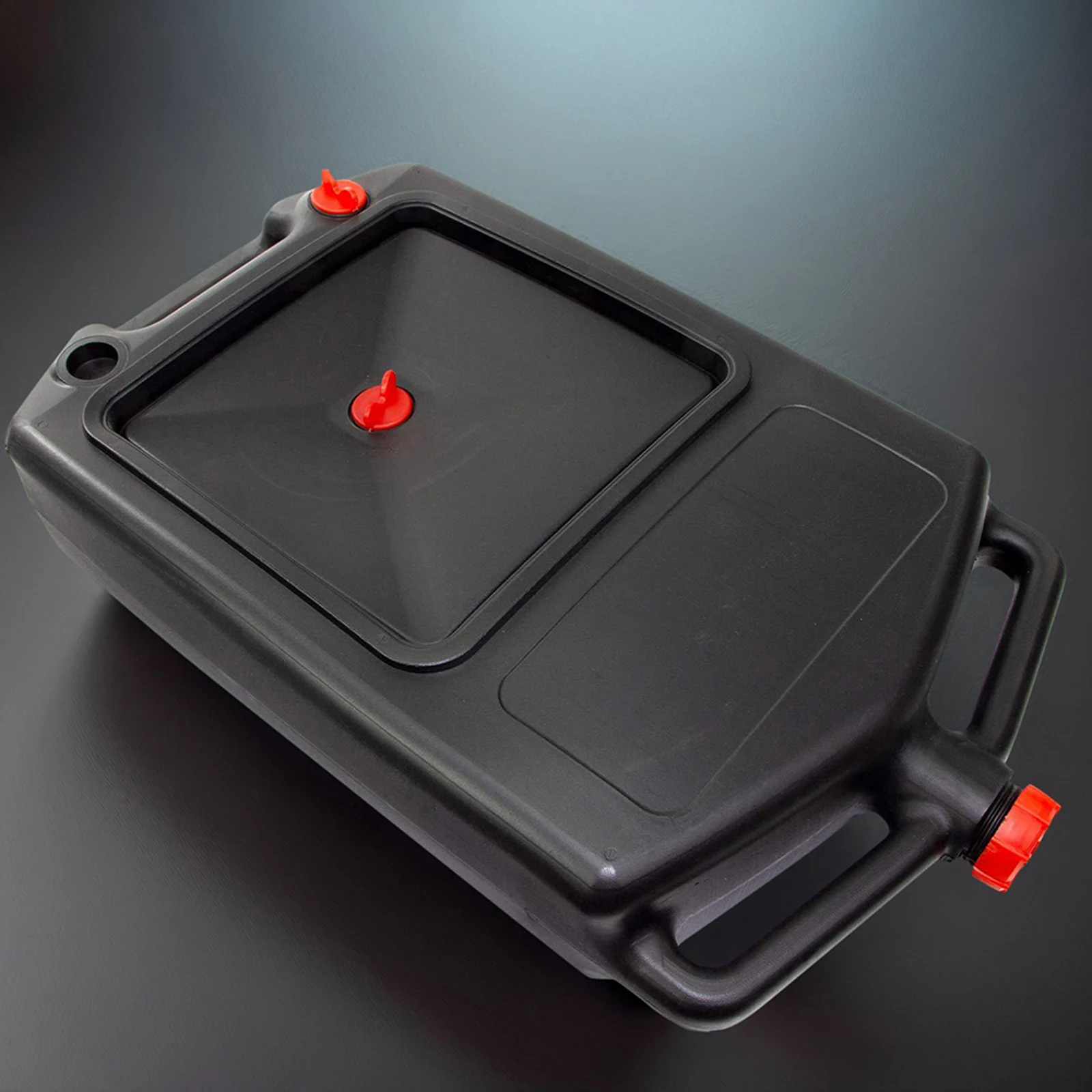 

8L Spill-Proof Oil Drain Pan with Lid Waste Engine Oil Collector Large Capacity Oil Receiving Basin Automotive Maintenance Tool