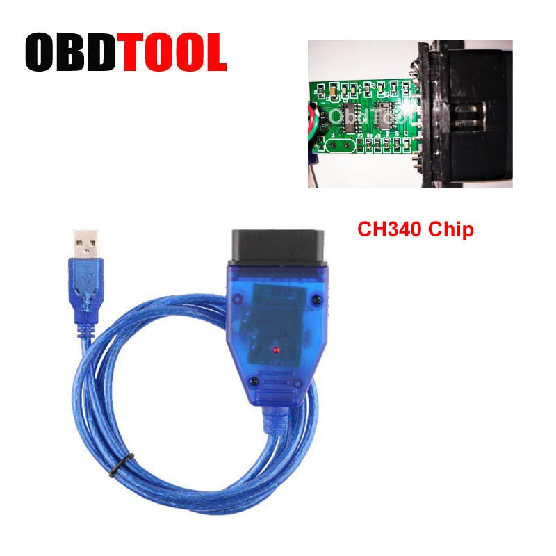 New FT232RL CH340 Chip Option OBD2 Diagnostic Trouble Codes Cable for OBD OBDII VAG KKL Auto Scan Tool for Audi for VAG 409 Car