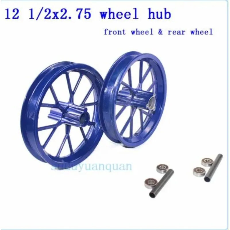 High-quality Front Rear rim 12.5x2.75 wheel hub use tire for Dirt Bike MX350 MX400 43CC 47CC 49CC Mini Moto E-Scooter Parts