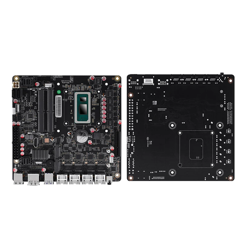 Super Deal-placa Monster NAS de seis bahías, Intel Core i5-12450H Pentium 8505/4 red 2,5G/6 SATA3.0/2 M.2 NVMe/radiador, placa ITX