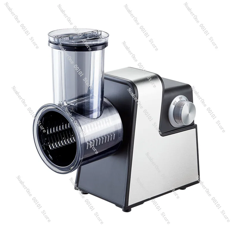 Stainless steel automatic household electric vegetable cutter silent multi-function slicing shredded cheese
