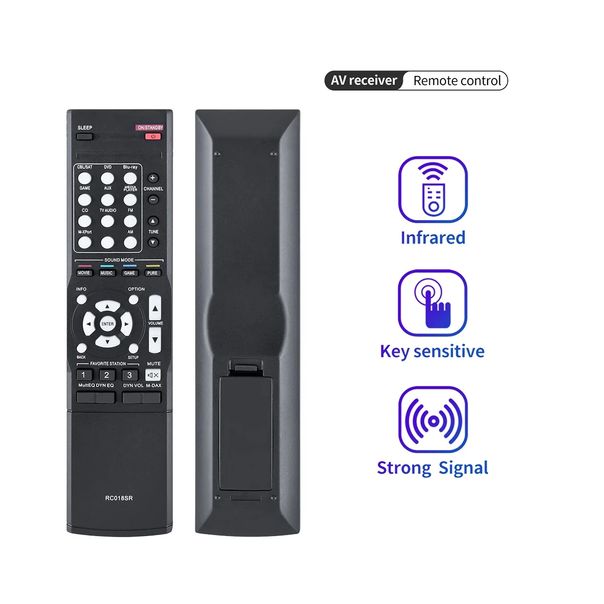 Mando a distancia RC018SR para cine en casa, reemplazo para Receptor AV MARANTZ NR1504, NR1403, NR1505, AV Surround